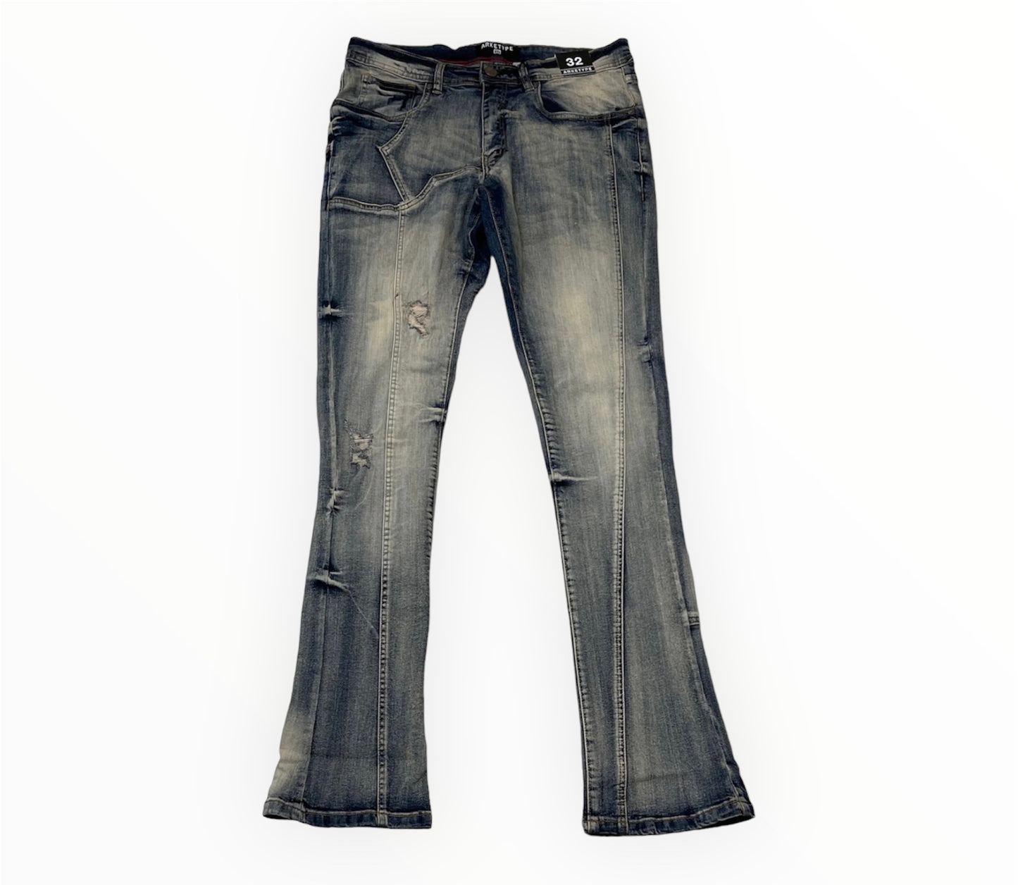 Panel Stacked Jeans