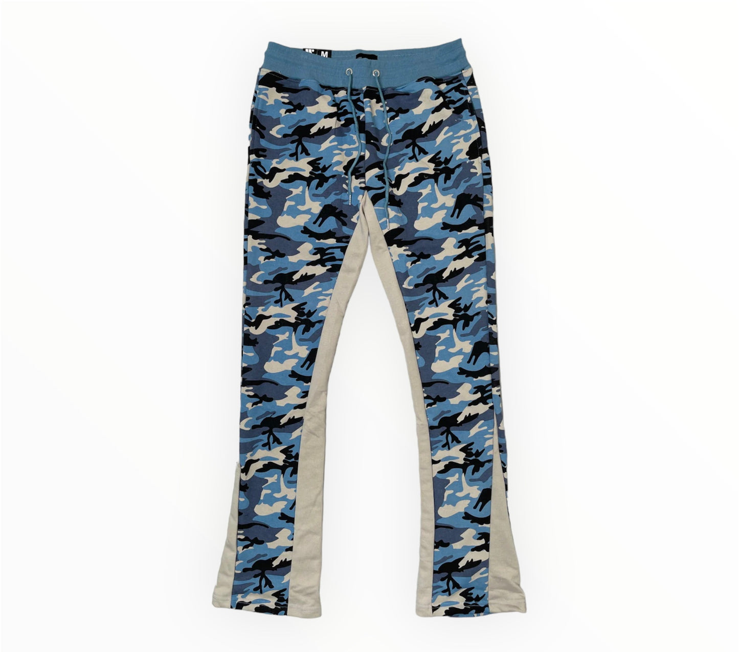 French Terry Stacked Camo Pants