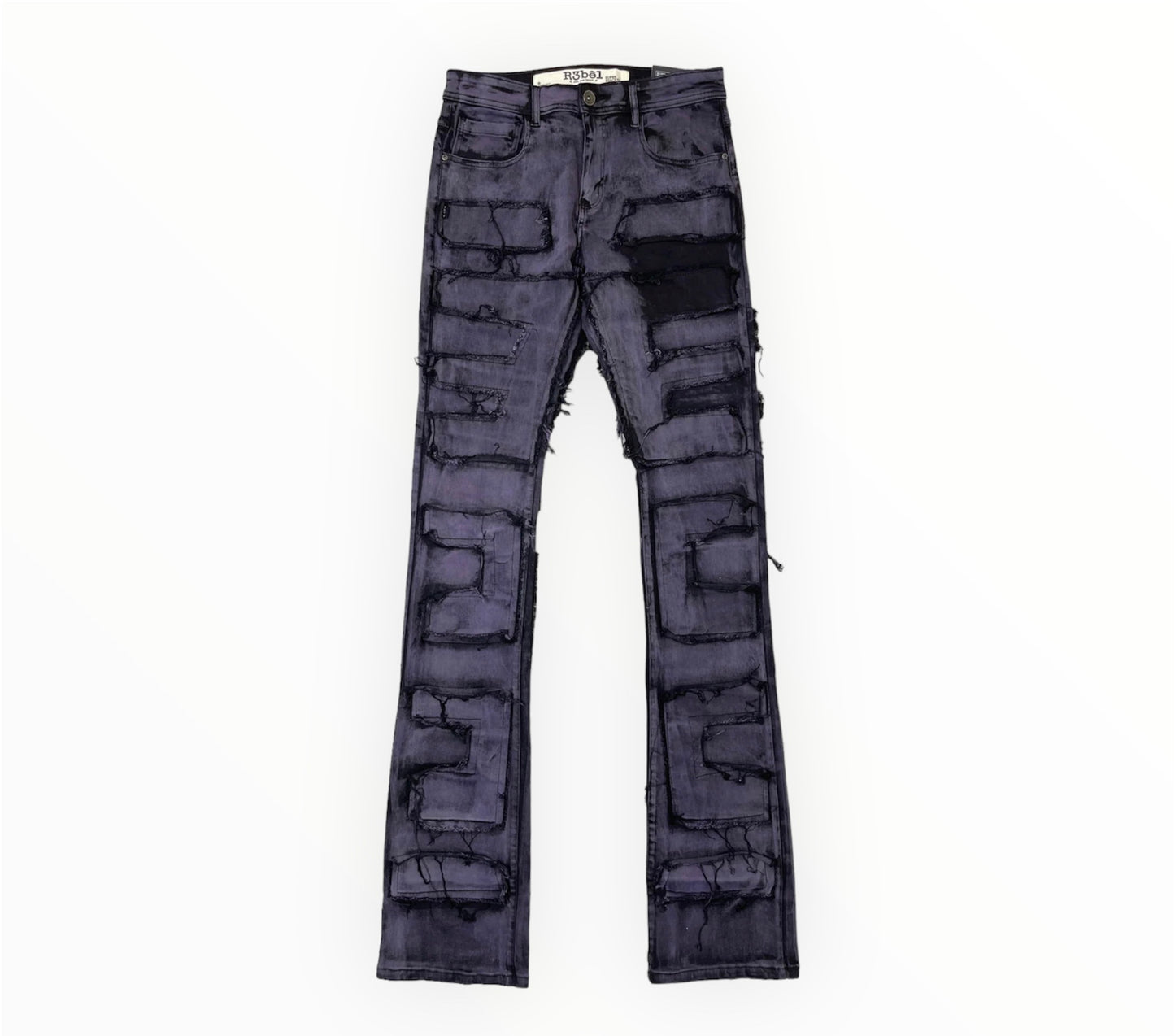 Super Stacked Color Blocked Twill Pants