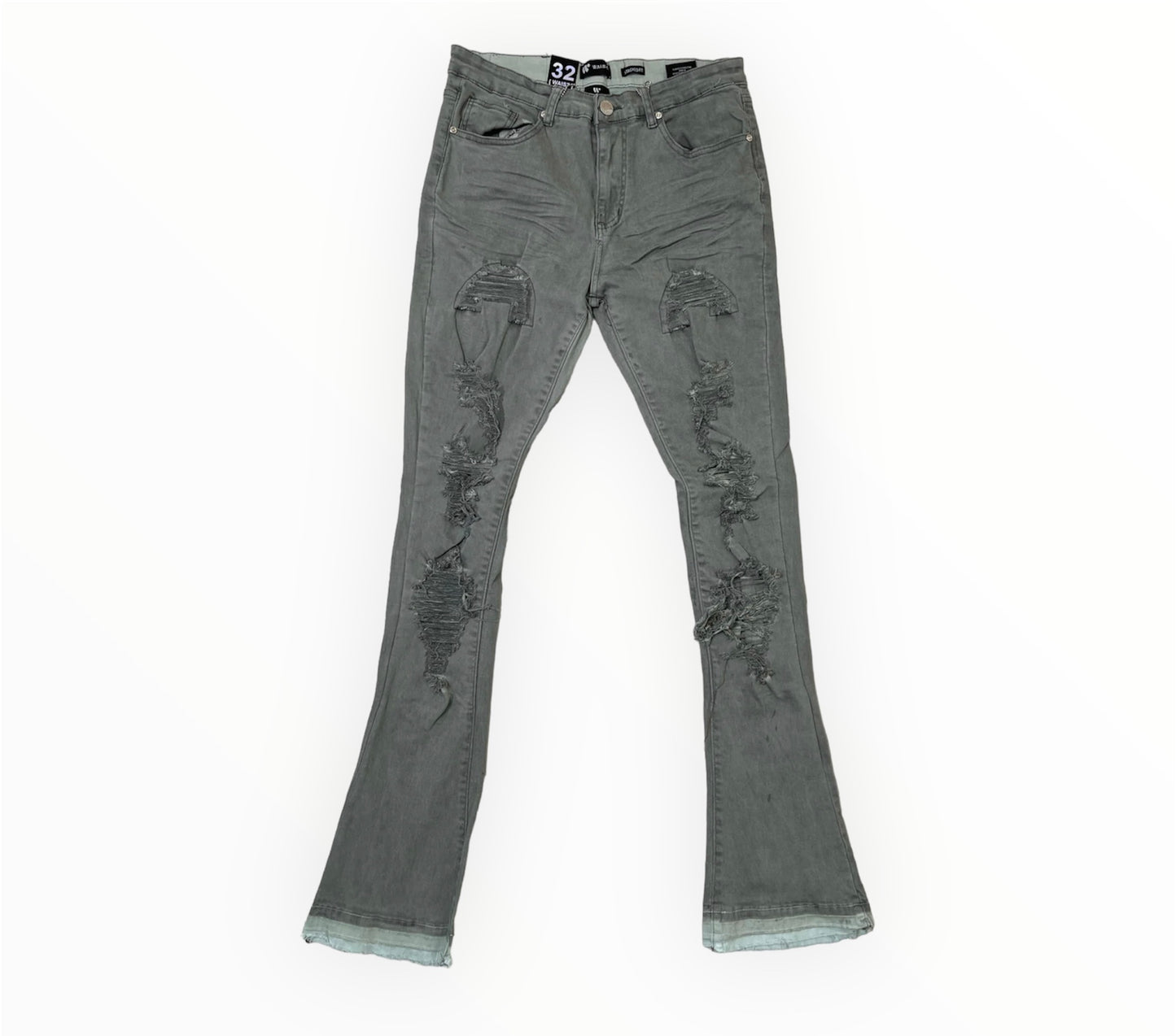 Stacked Garment Dyed Jeans