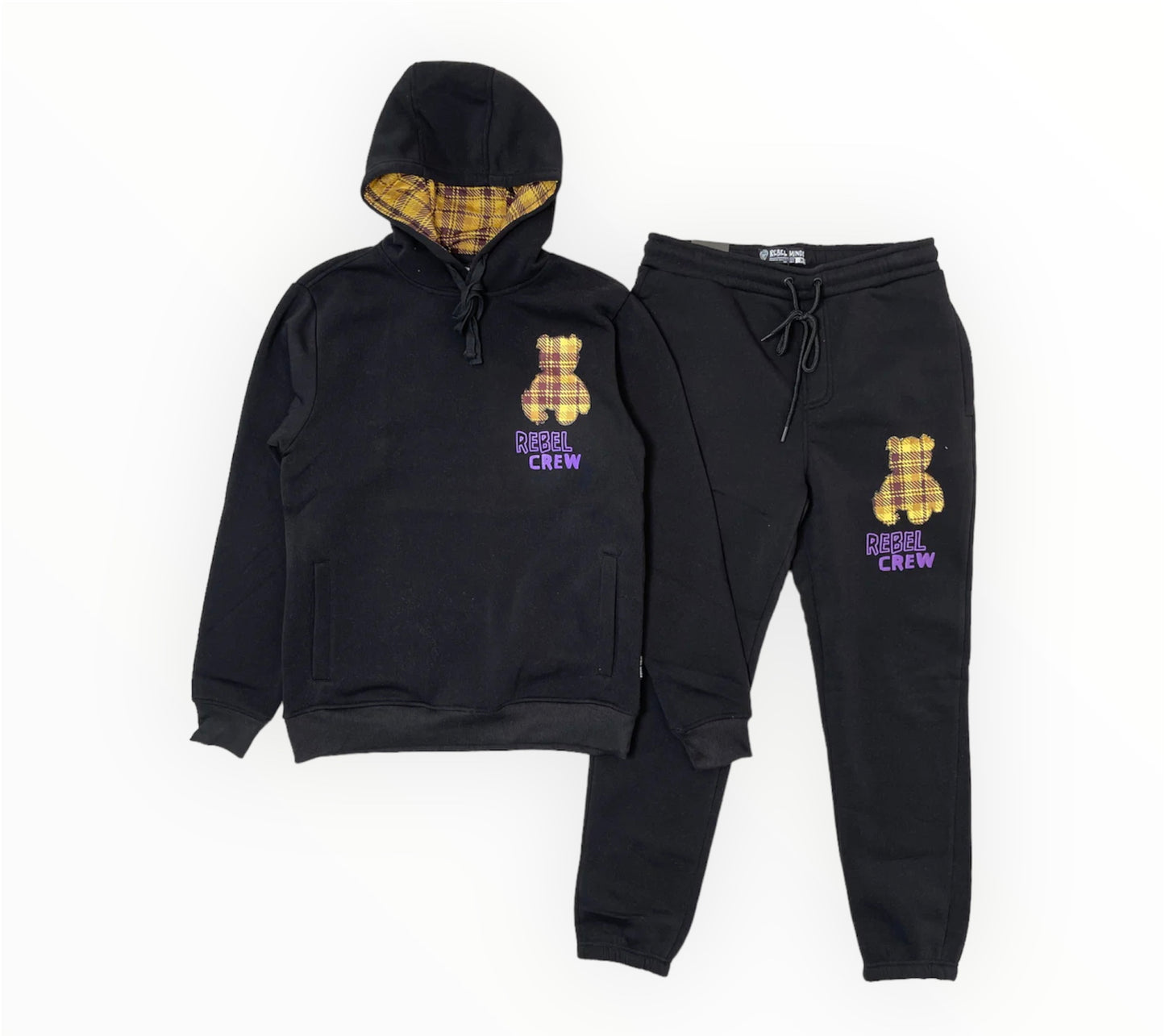 Rebel Crew Bear Hoodie Set