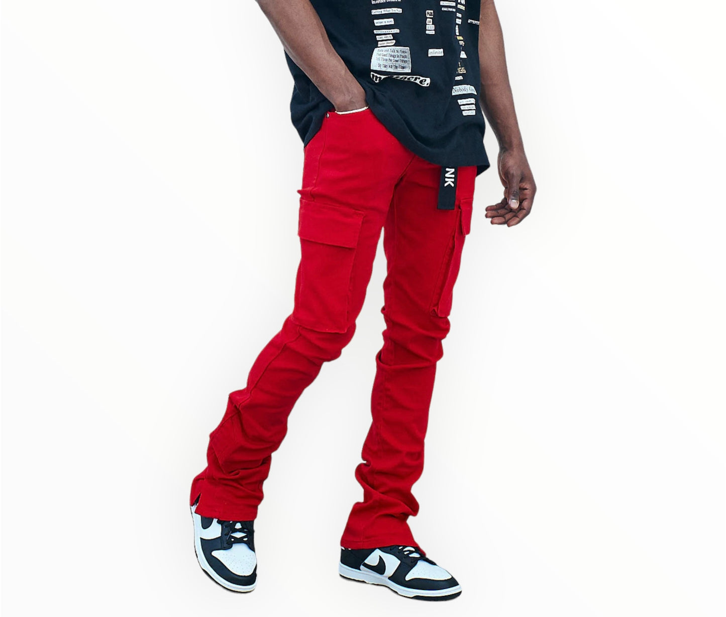Stacked Cargo Pants