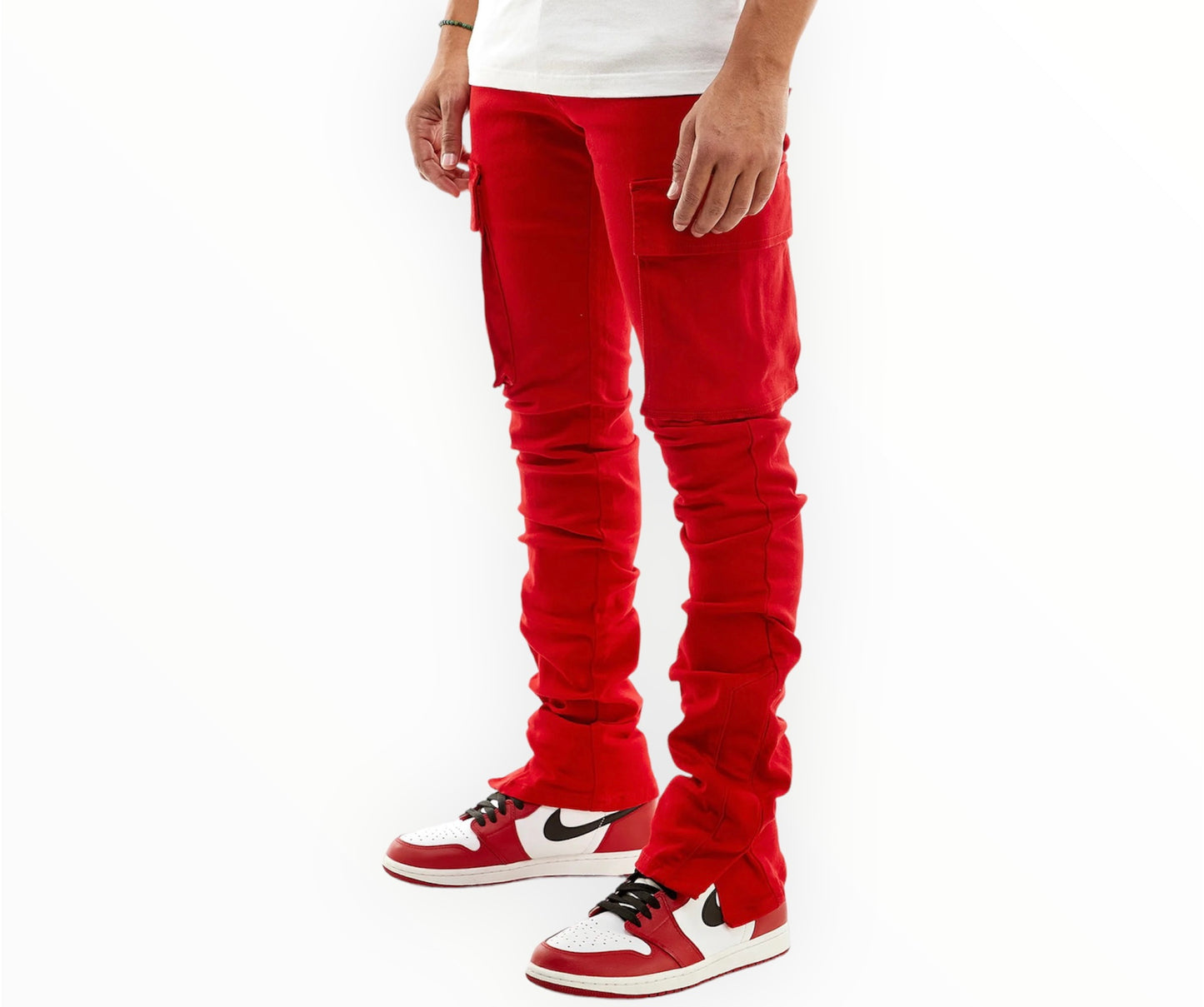 Stacked Cargo Pants
