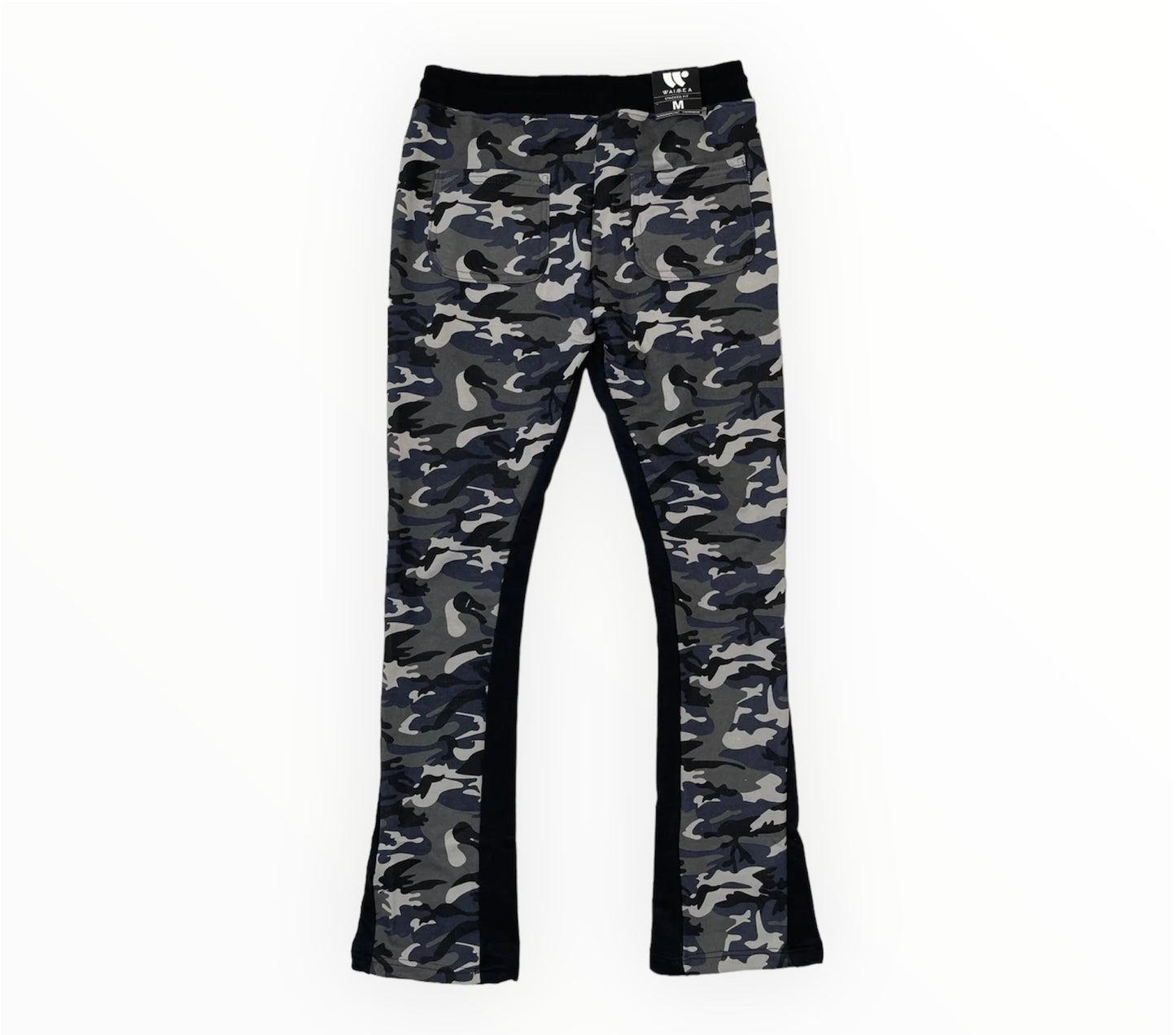 French Terry Stacked Camo Pants