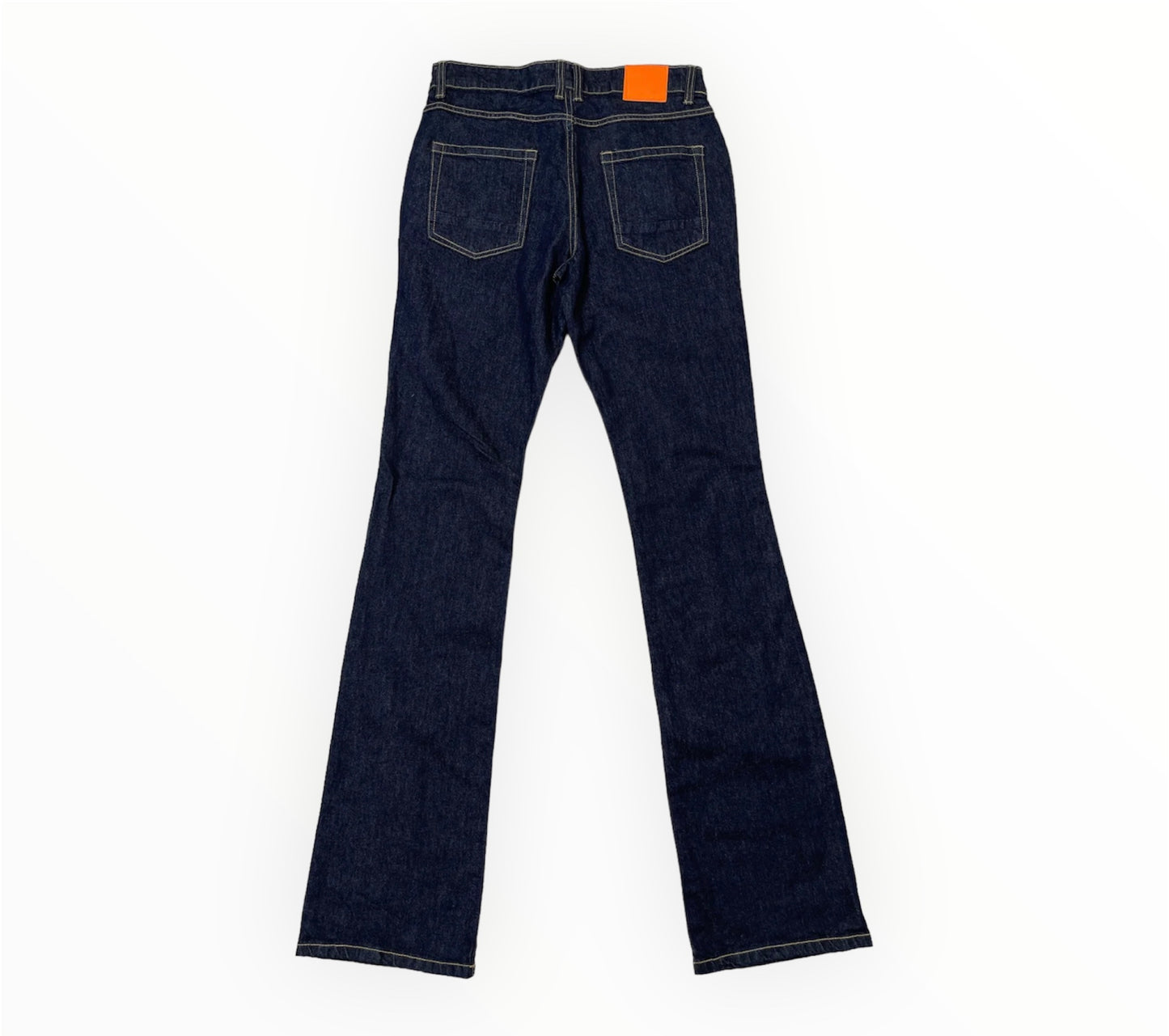 Raw Fabric Stacked Jeans
