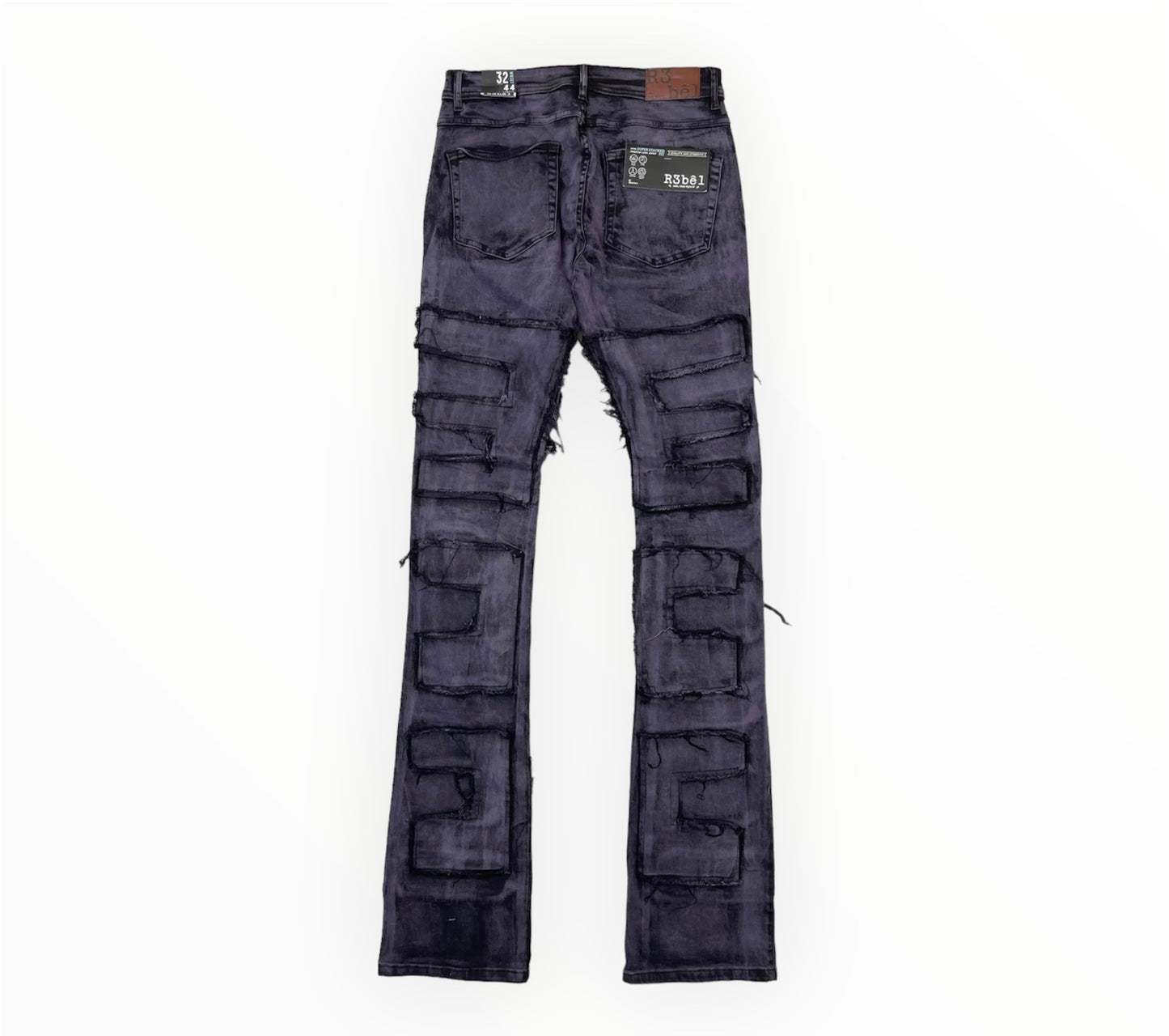 Super Stacked Color Blocked Twill Pants