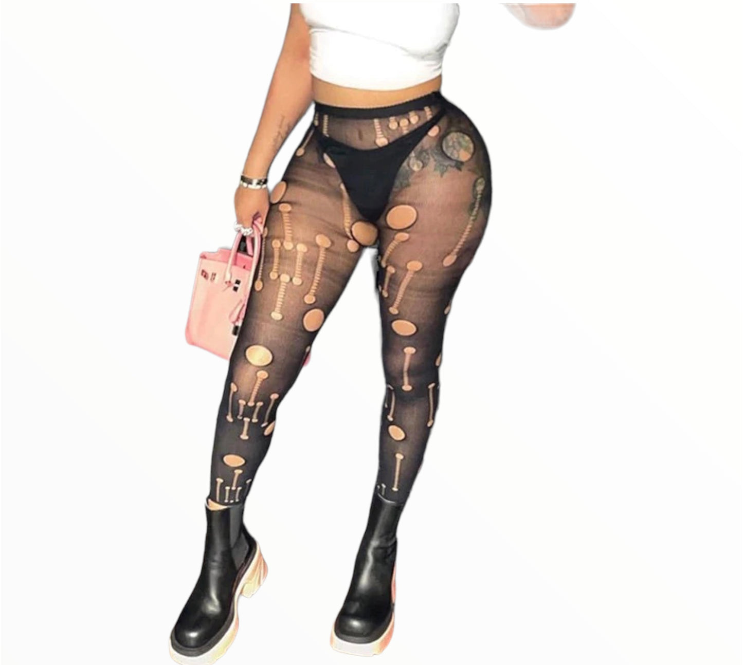 All Over Cut Leggings