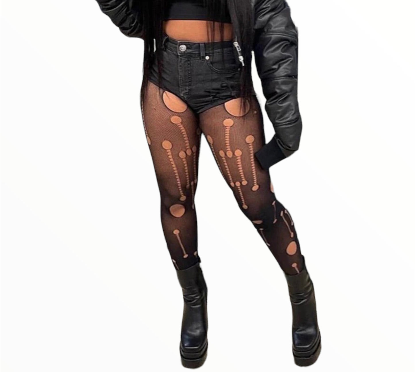 All Over Cut Leggings