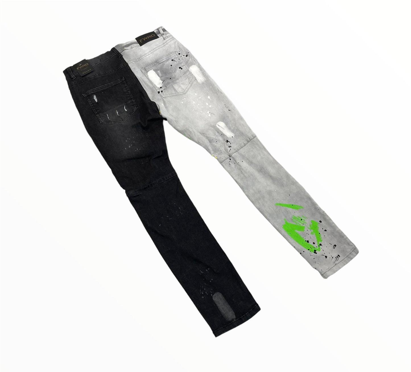 SPLIT SUPERSTAR DENIM JEANS