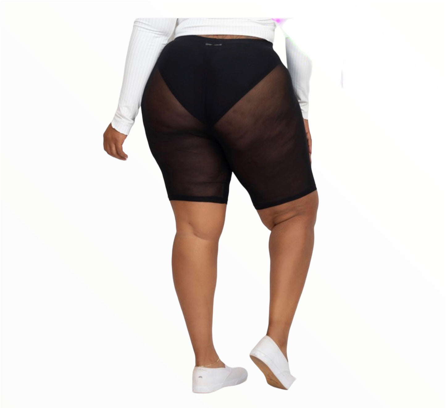 Lora Mesh Biker Shorts