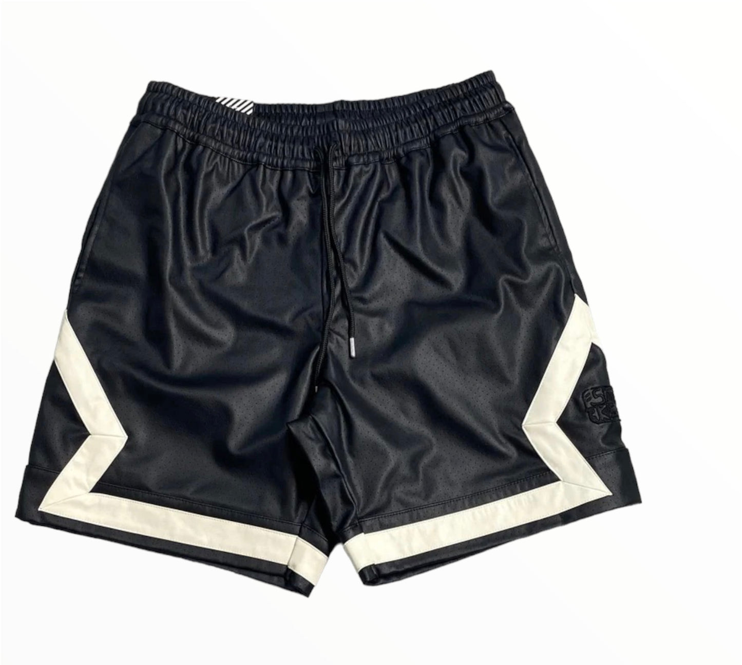 Pu Leather Basketball Shorts