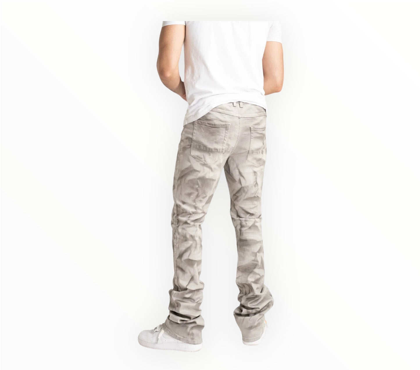 Special Wash Stretch Stacked Pants